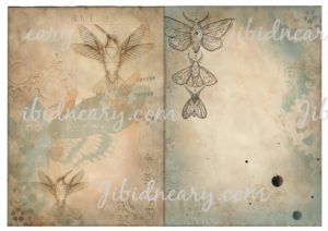 Steampunk 8 page Digital Kit set 1 (8 of 16 pages)