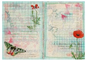 Poppy's Garden 12 page Digital Kit